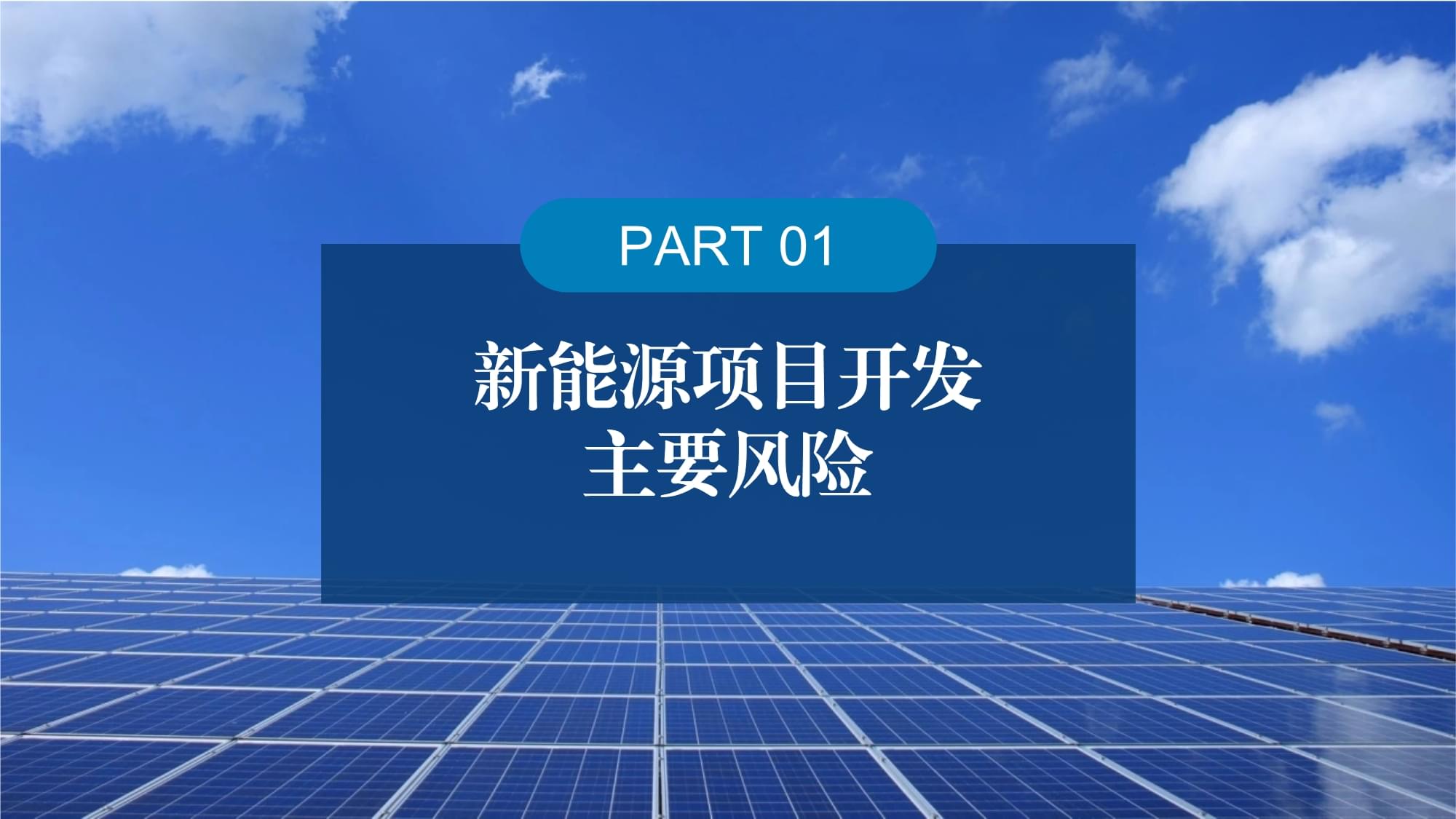 新能源項(xiàng)目投資開發(fā)風(fēng)險(xiǎn)與機(jī)遇應(yīng)對